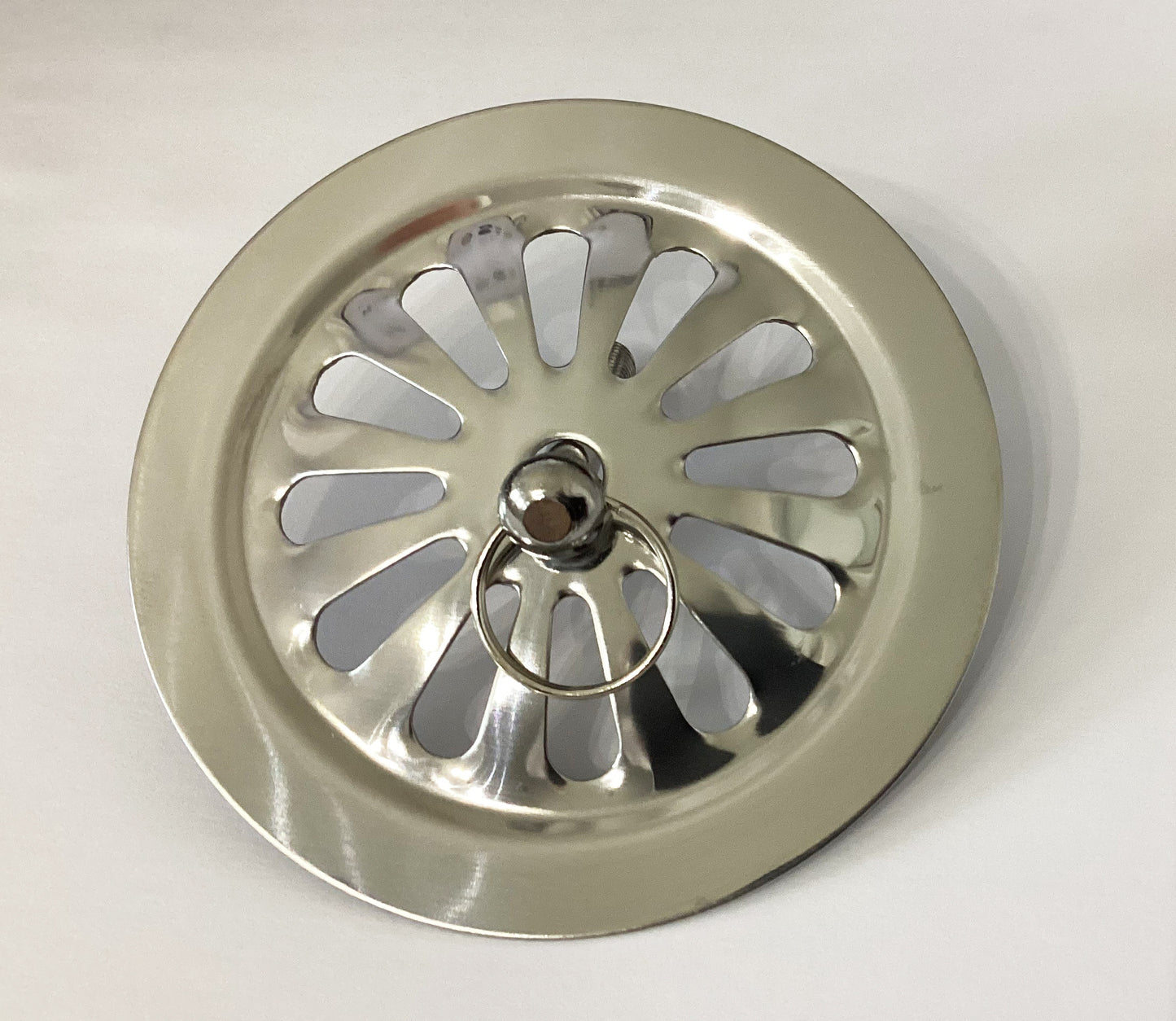 Classic Vintage Antique Style Clawfoot Tub Overflow Cover Plate Bolt & Ring