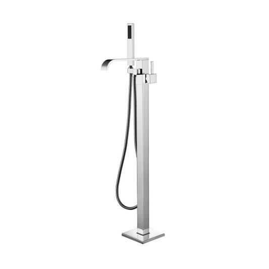 Camari Freestanding Floor-Mount Tub Faucet with Hand Shower Chrome