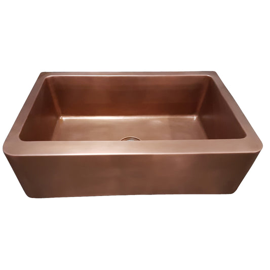 Austin Copper 30" Single Bowl Kitchen Apron Sink