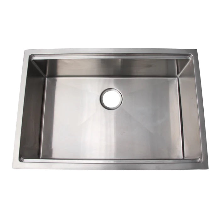 Bremen 30" Stainless Steel Single Bowl Apron Sink with Ledge