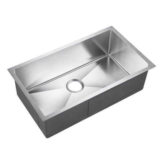 Donahue 30" x 18" Stainless Steel Single Bowl Undermount Kitchen Sink
