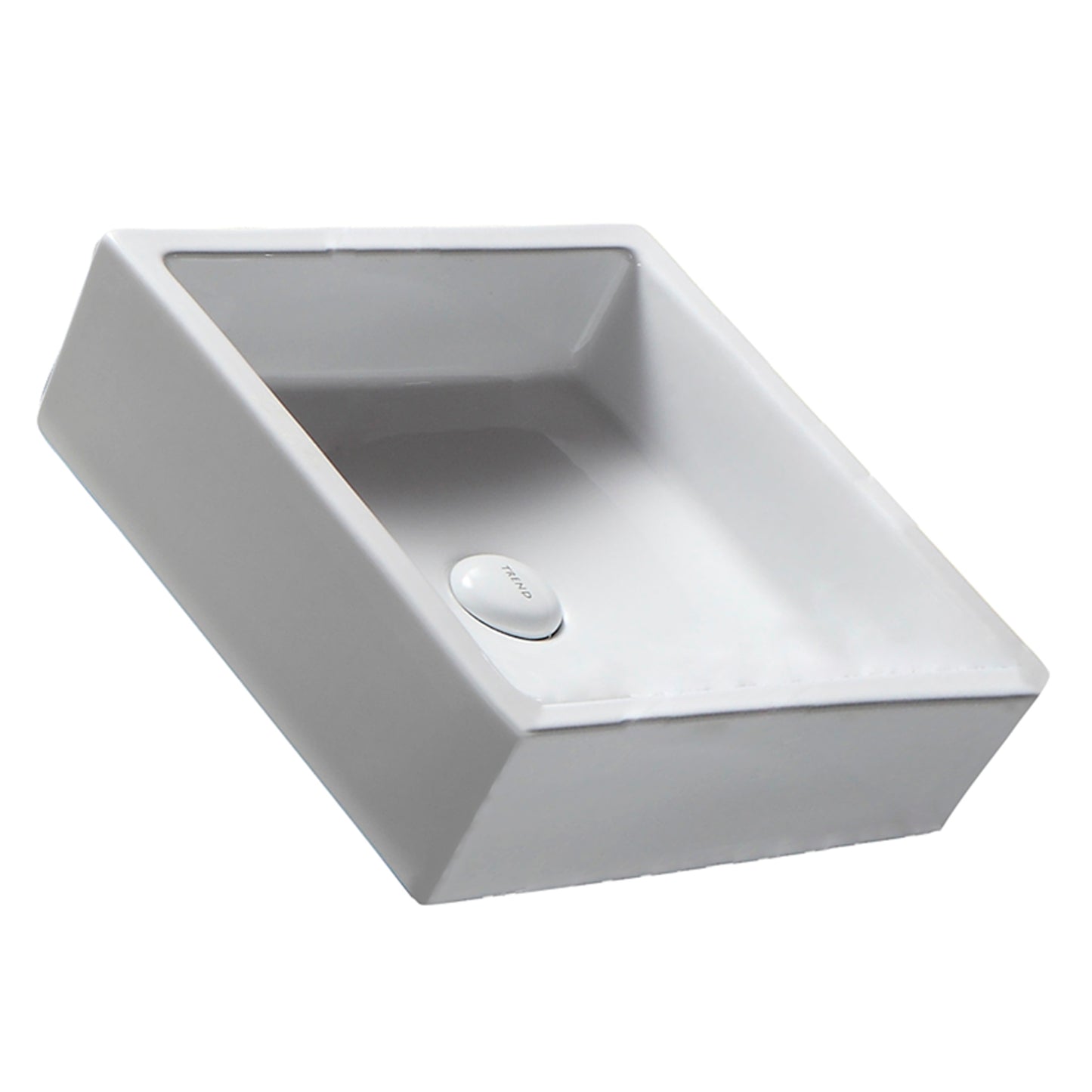 Merom Vessel Basin Sink 15 3/4" Square in White