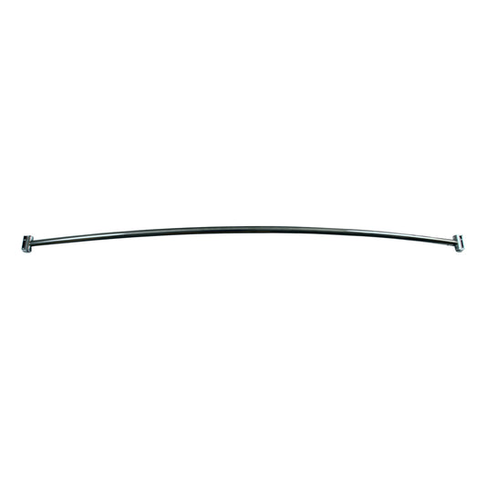 Curved Shower Rod 5' Steel in Polished Chrome