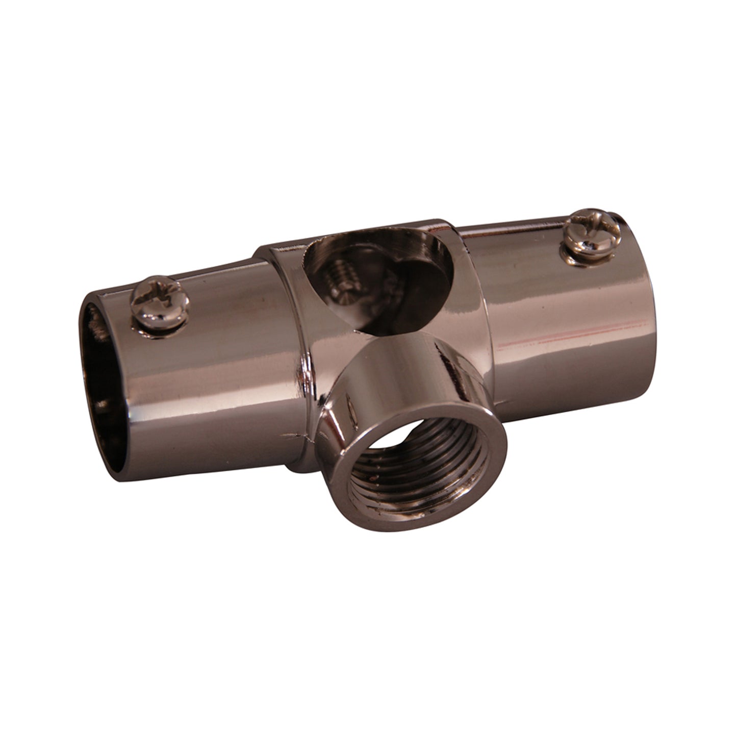 Barclay Wall Tee for 4150 Rod Polished Nickel