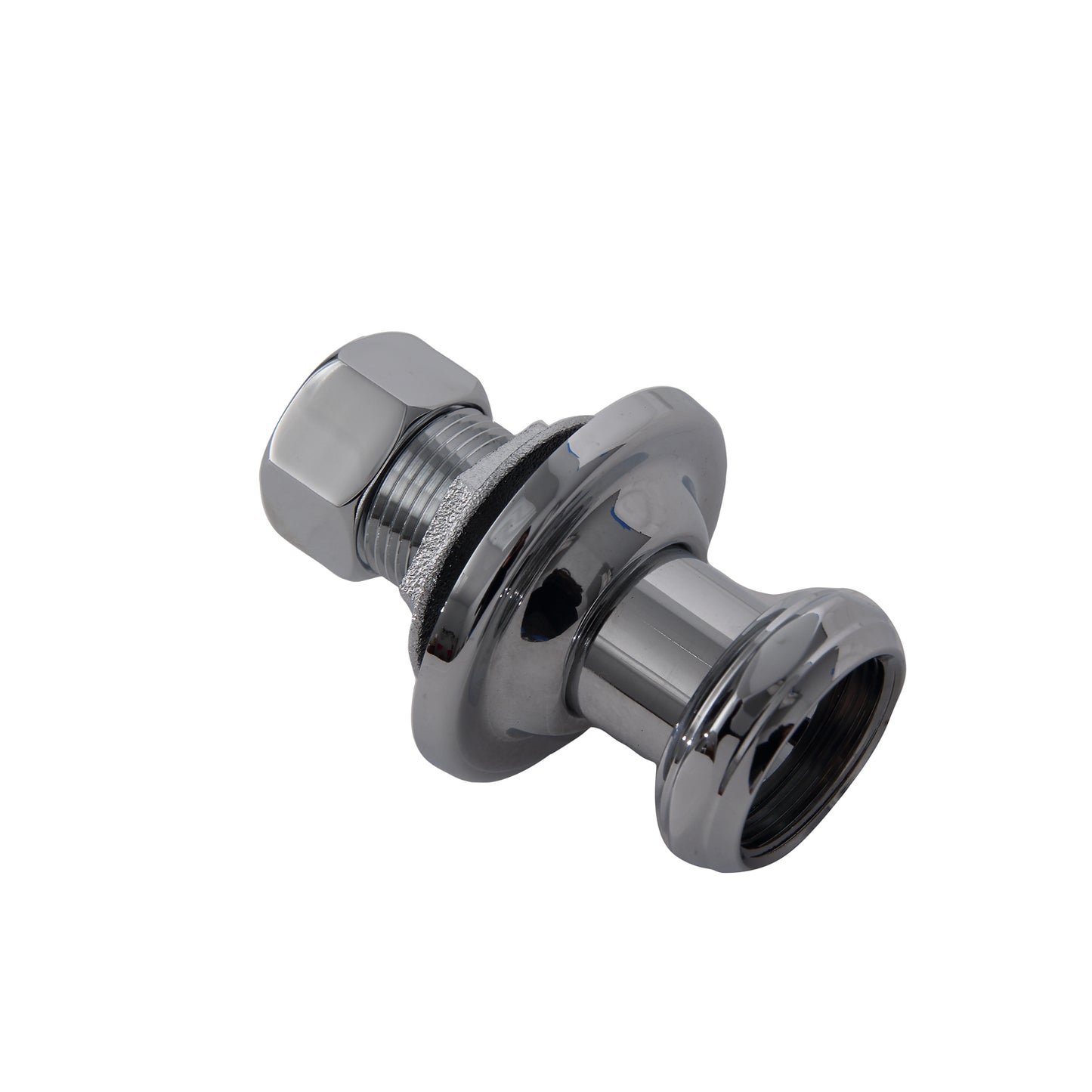 1-3/4" Tub Faucet to Wall 1/2" FIP x 3/4" FIP Coupler Pair Polished Chrome