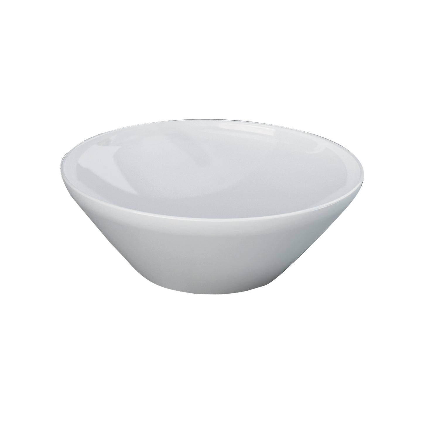 Variant 14" Round Vessel Basin Sink in White