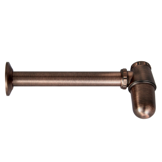 Lavatory Trap with Wall Flange Oil Rubbed Bronze