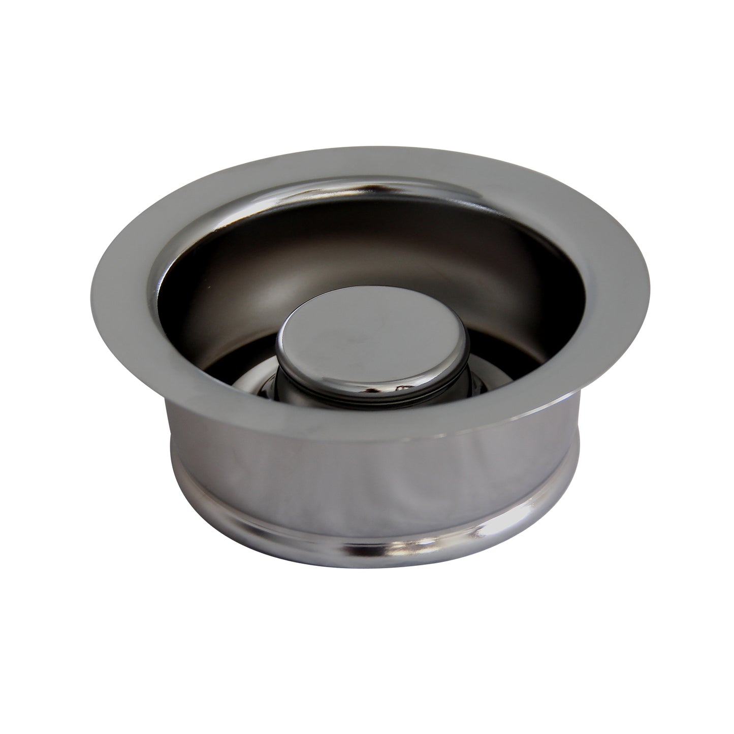 Kitchen Sink Disposal Drain 3-1/2" Flange & Stopper Chrome