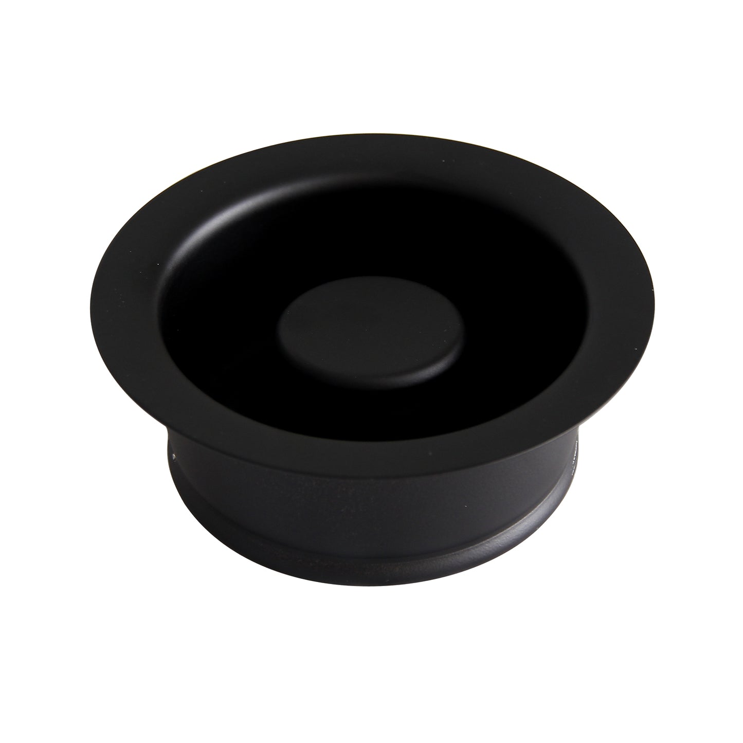 Kitchen Sink Disposal Drain 3-1/2" Flange & Stopper Matte Black