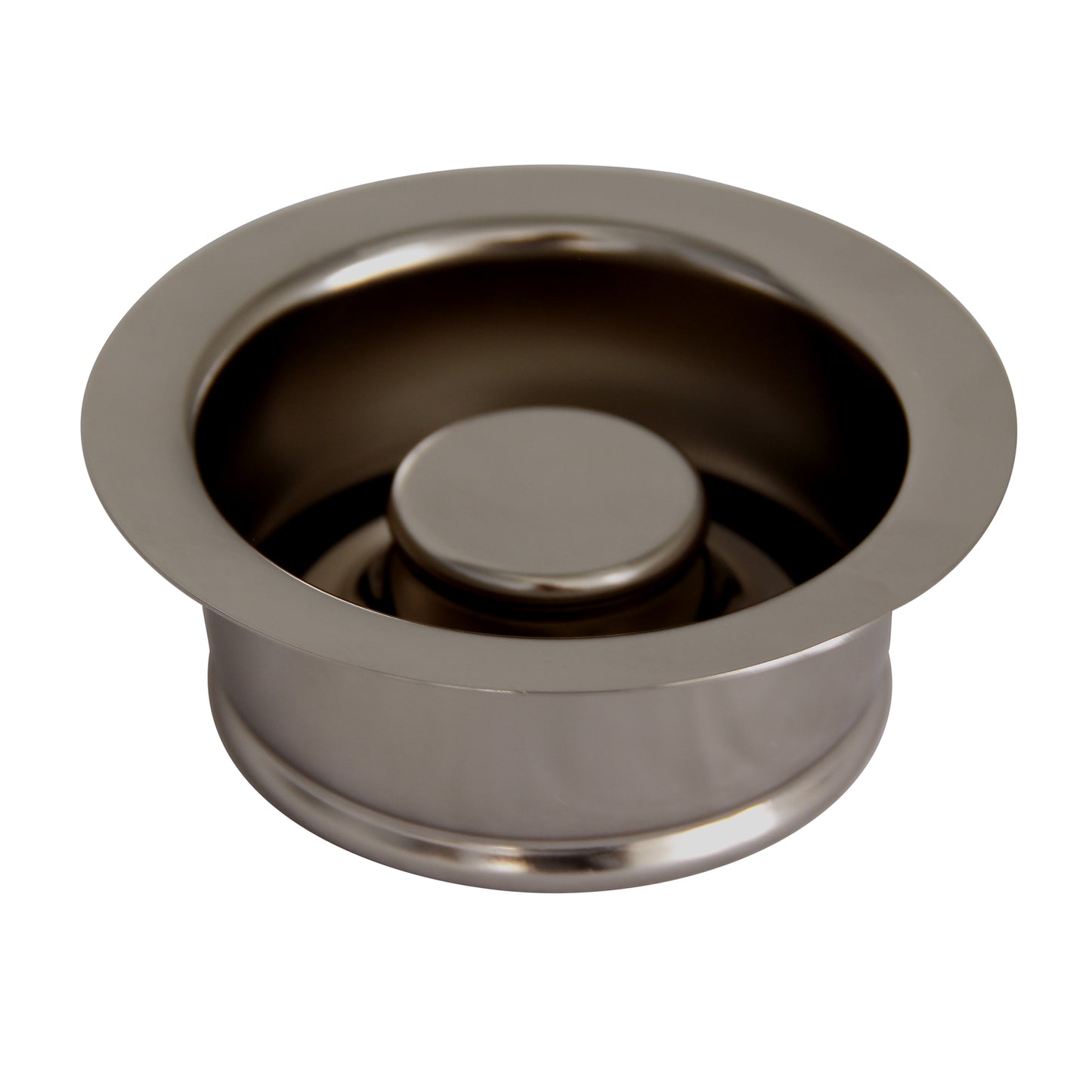 Kitchen Sink Disposal Drain 3-1/2" Flange & Stopper Polished Nickel