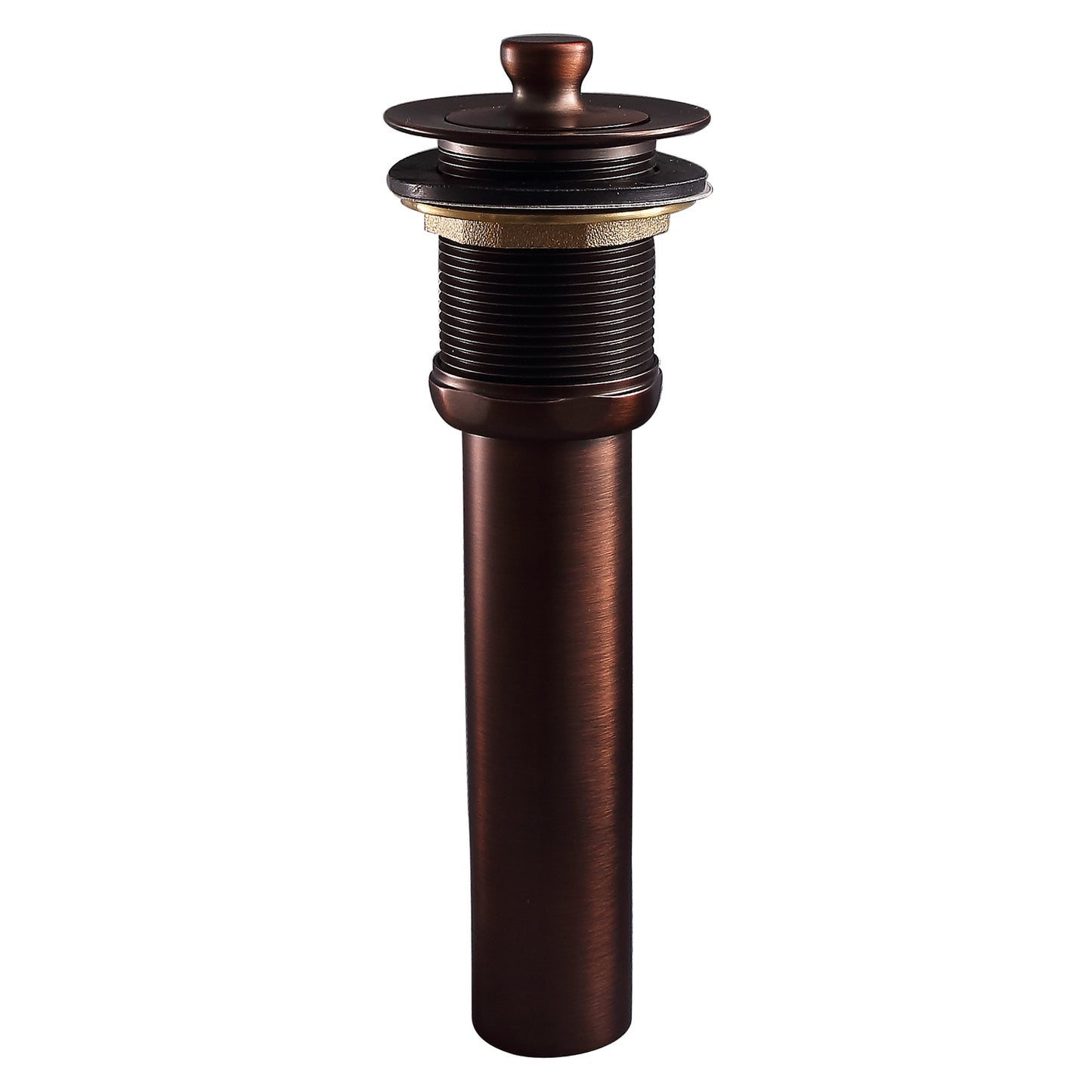 Tub Drain Lift & Turn No Overflow Oil Rubbed Bronze