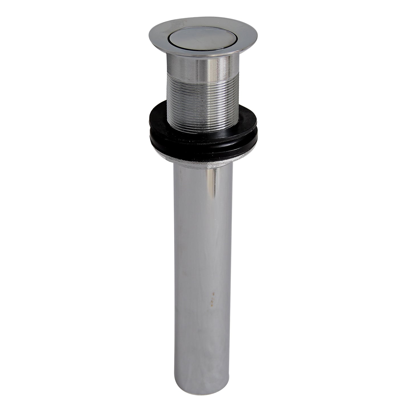 Pop-Up 2-1/8" Bathroom Sink Drain no Overflow Hole in Polished Nickel