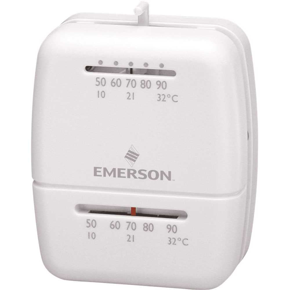 Emerson Mercury-Free Mechanical Heat Only Thermostat 1C20-101