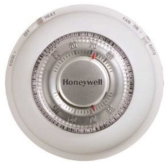 Honeywell Mechanical Round Non-Programmable Thermostat with Single Stage Heat & Cool