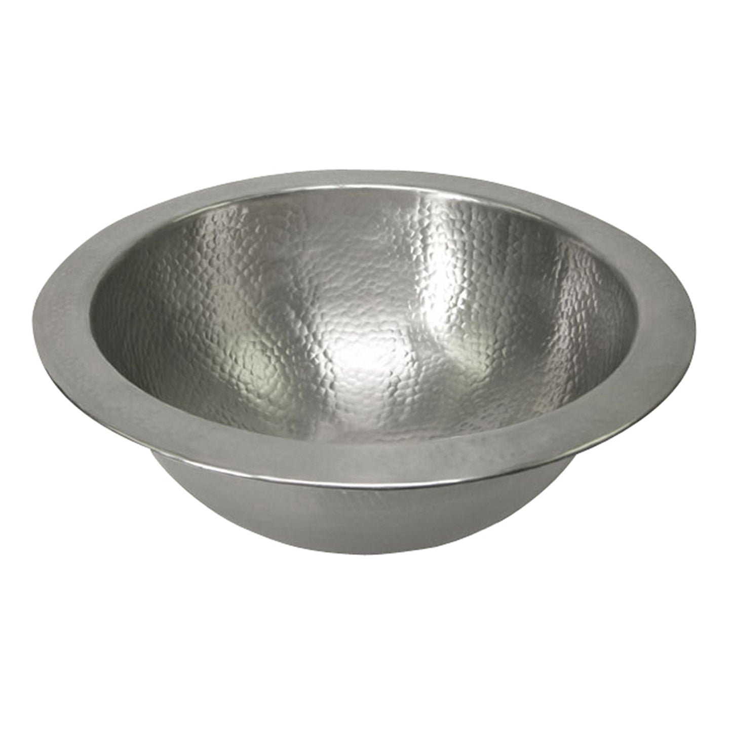 Aldwyn Hammered Pewter 15" Round Undermount Bathroom Sink