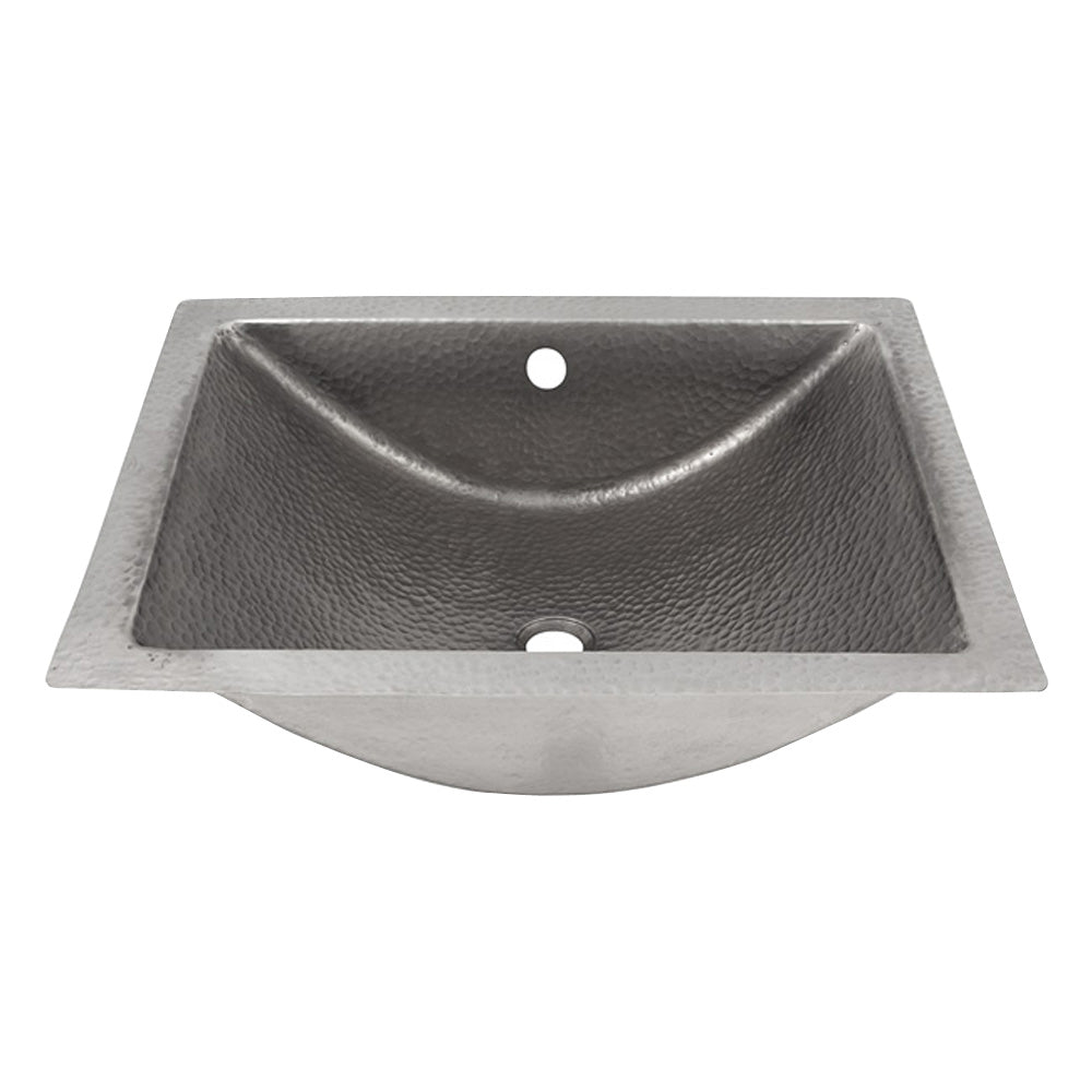 Fuller Hammered Pewter 20" Concave Undermount Sink