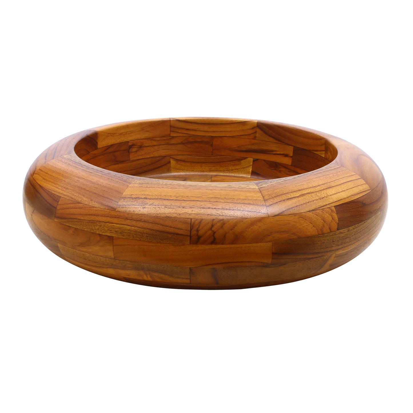 Kalea Teak Vessel Sink 16" Round with Natural Finish