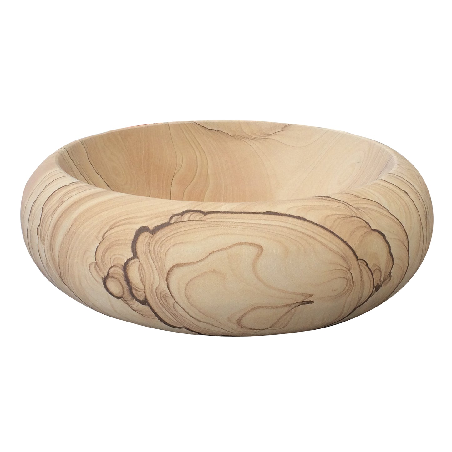 Sierra Sandstone Vessel Sink 16-1/2" Round with Polished Finish