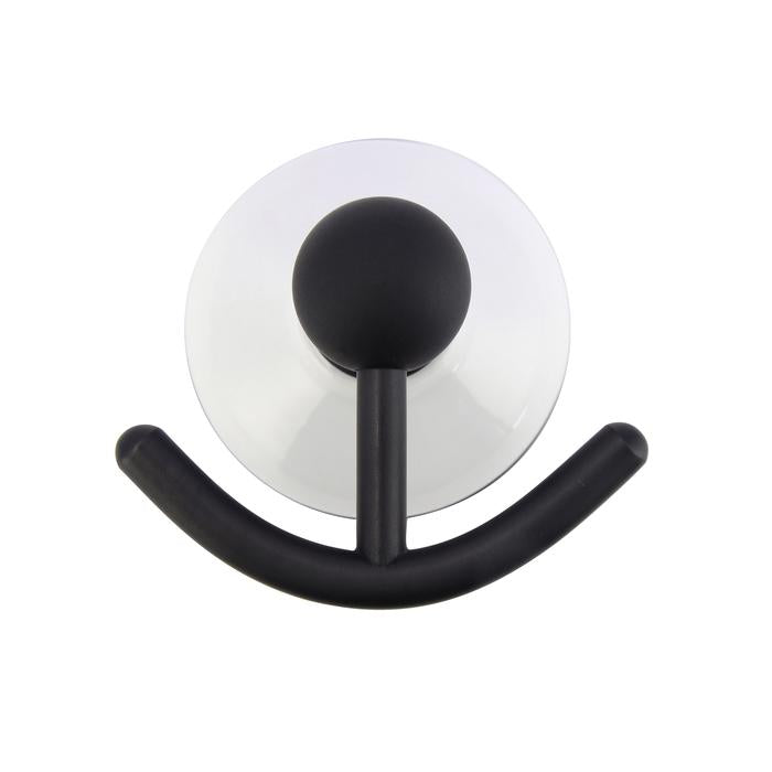 Anja Double Robe Hook in Matt Black