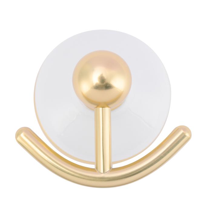 Anja Double Robe Hook in Antique Brass