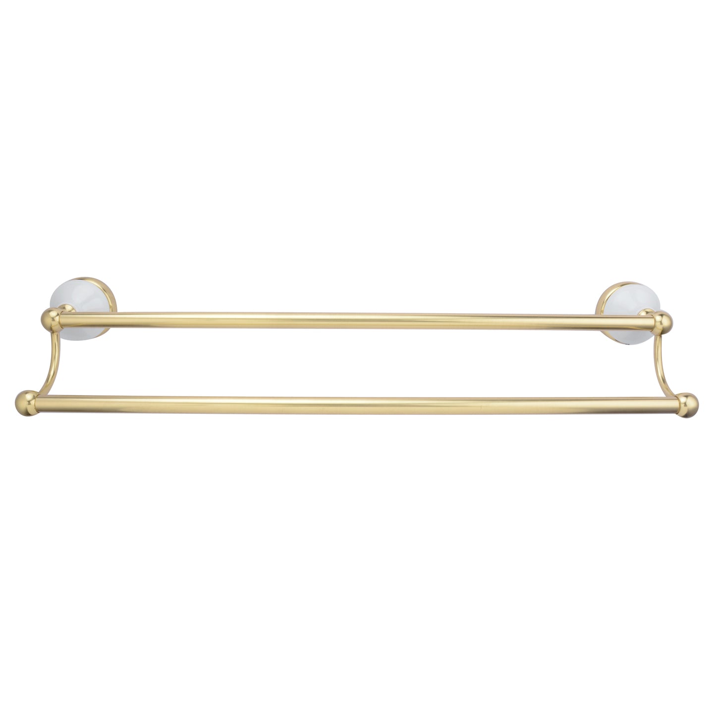 Anja Double Towel Bar 24" Antique Brass