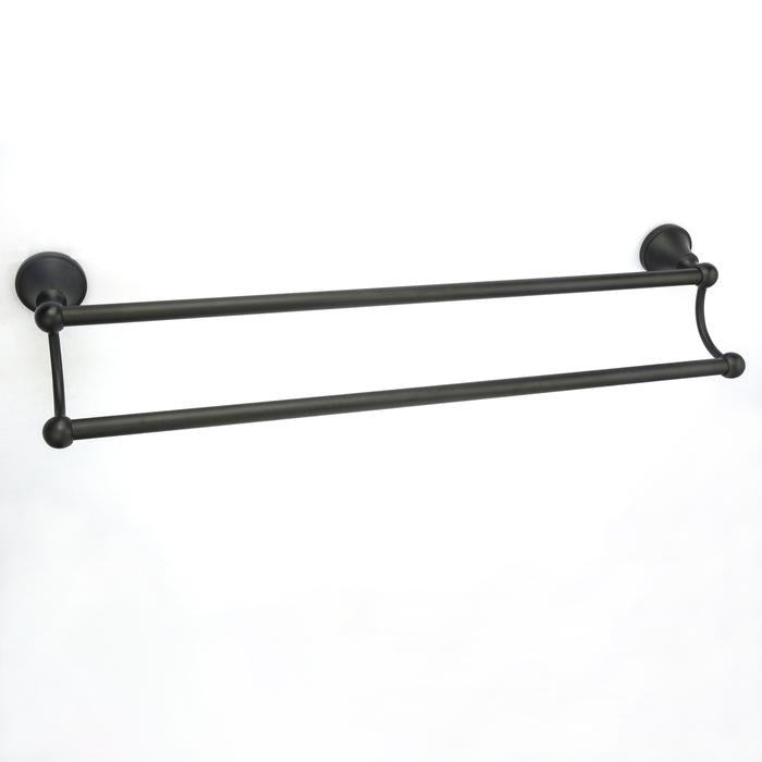 Gleason Double Towel Bar 18" Matt Black