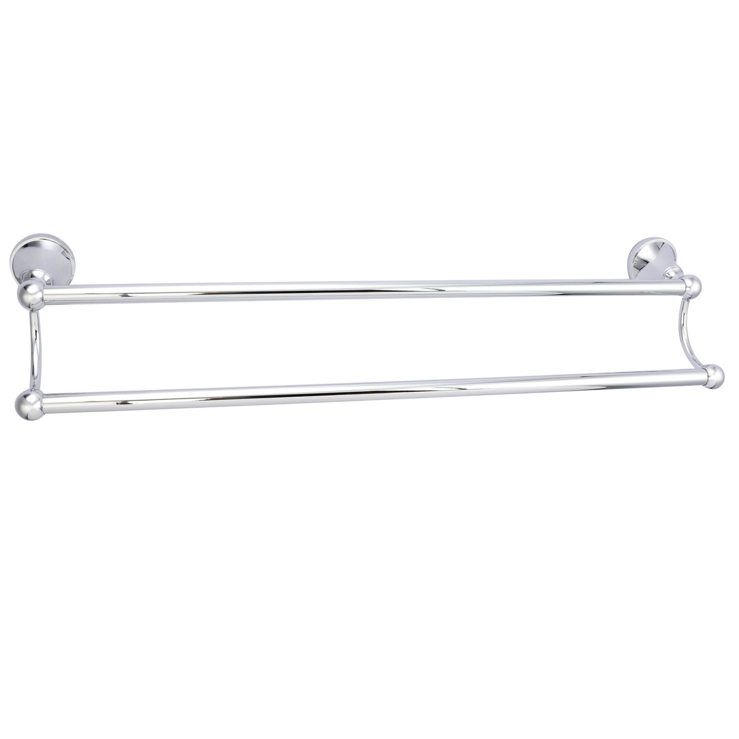 Gleason Double Towel Bar 24" Polished Chrome