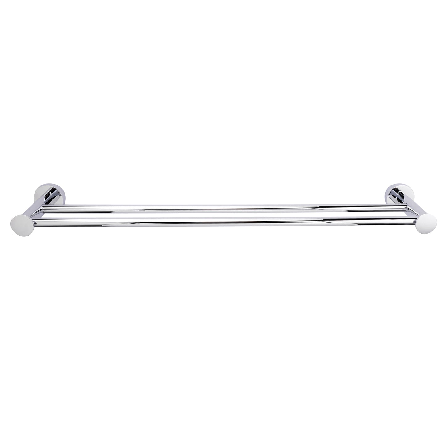 Plumer Double Towel Bar 24" Polished Chrome