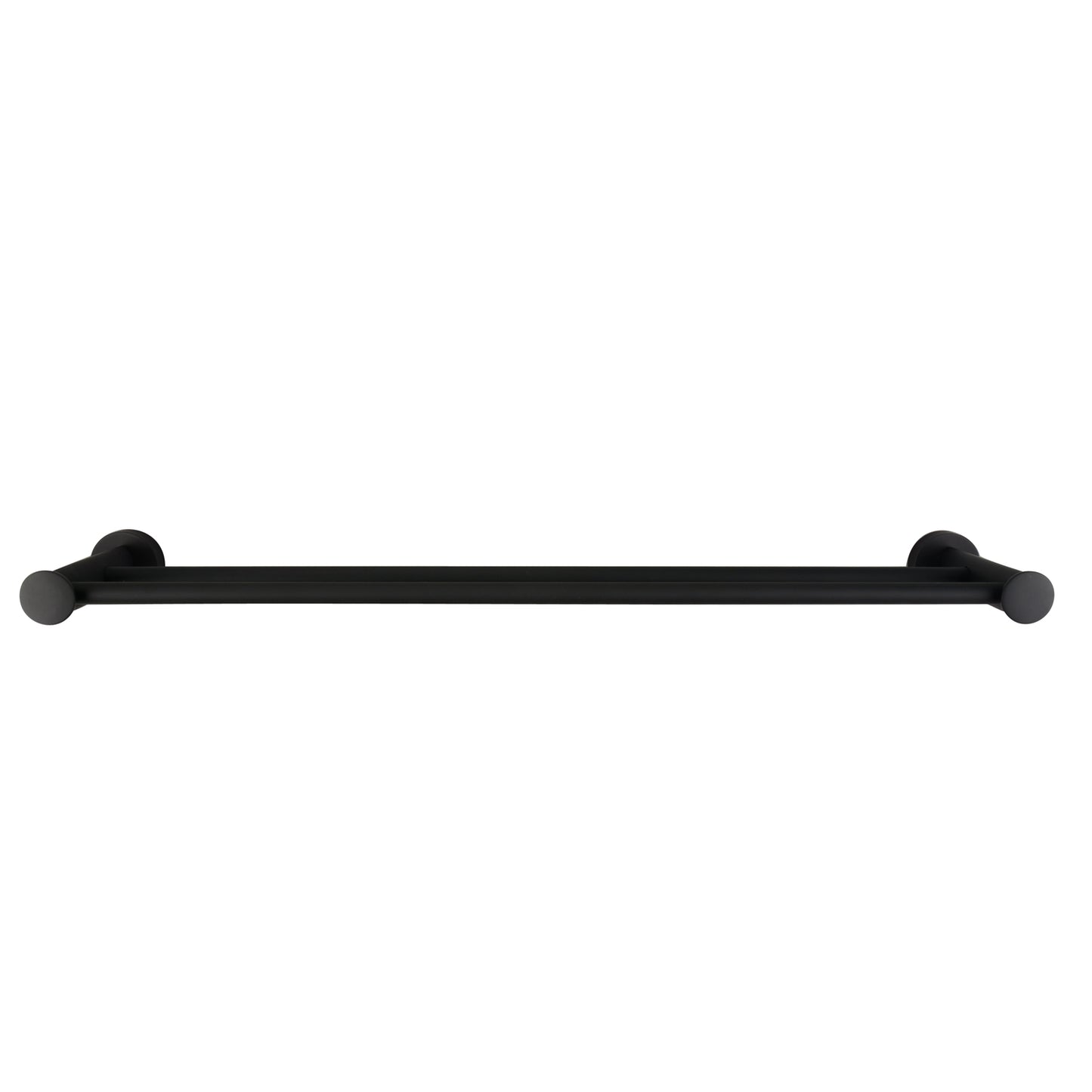 Plumer Double Towel Bar 24" Matt Black