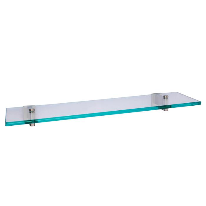Nayland 20" Glass Shelf with Brushed Nickel Hardware