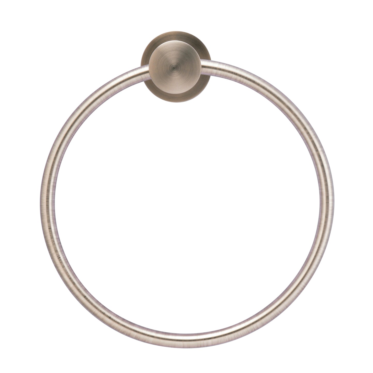 Plumer Towel Ring in Brushed Nickel