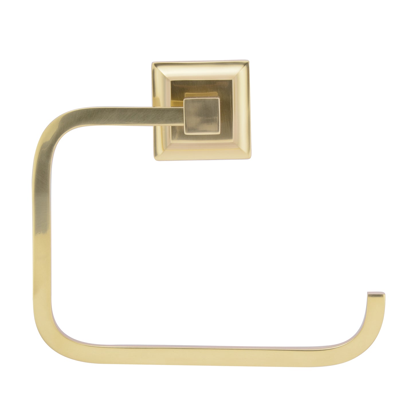Stanton Towel Ring in Antique Brass