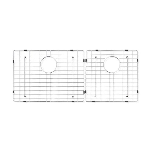 Stainless Steel Wire Grid Set for Coriander 33" 60/40 Double Bowl Sink