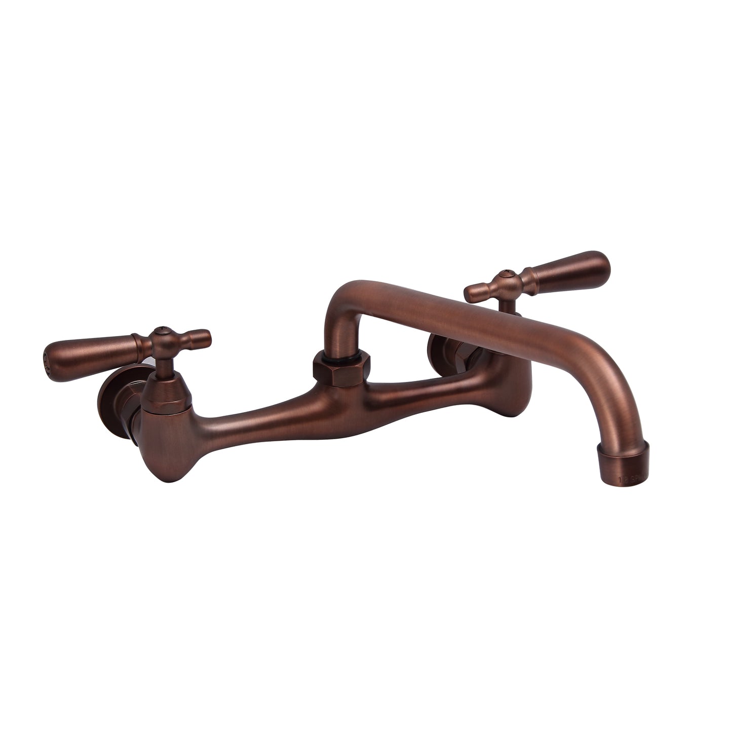 Dollie Wall Mount Faucet, Lever Handle, 10" Spout, Ceramic Disc, Oil Rubbed Bronze