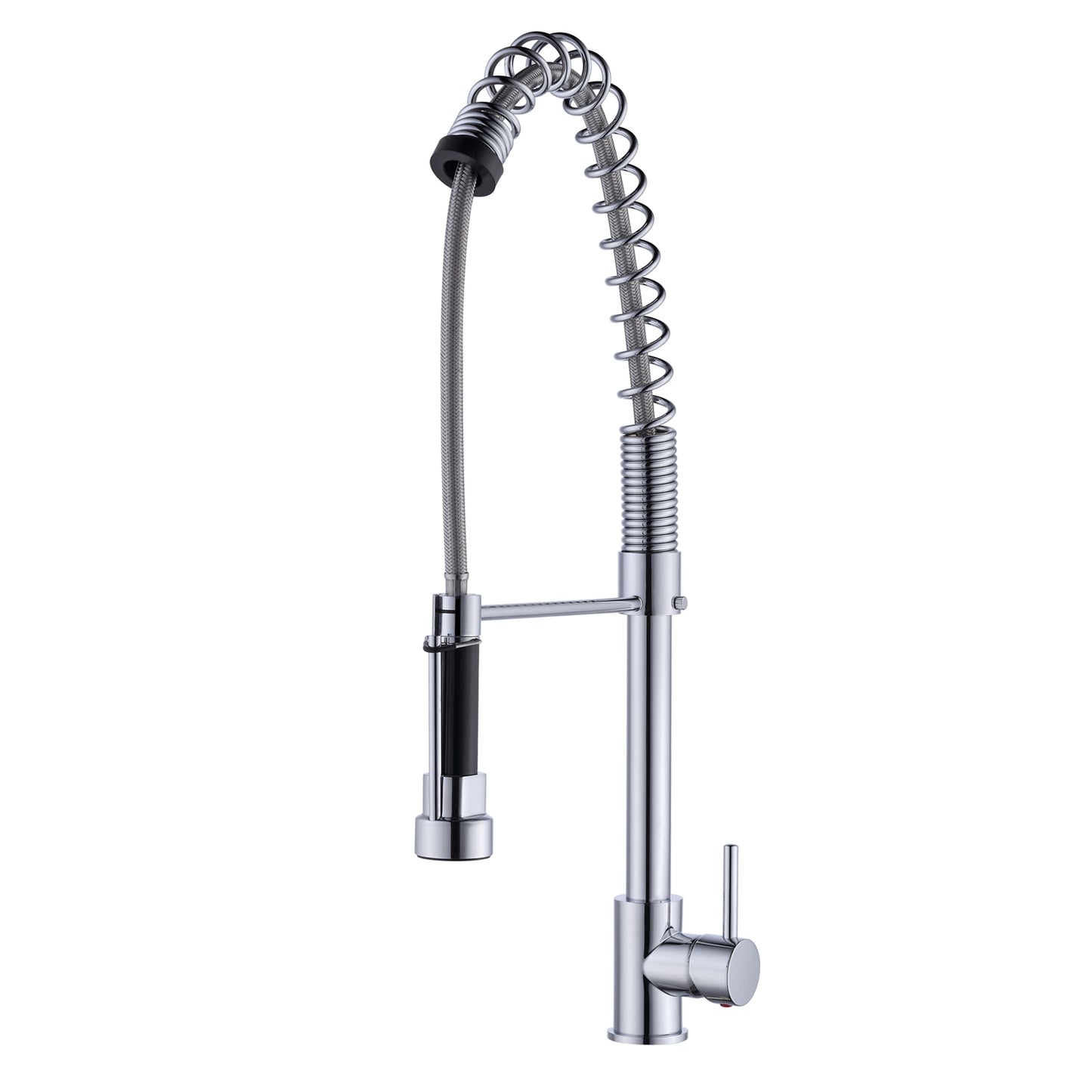 Celie Spring Spout Kitchen Faucet with Hose, Polished Chrome