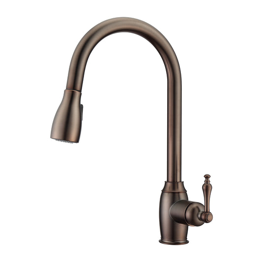 Bristo 1 Kitchen Faucet, Pull-Out Sprayer, Single Lever Handle, Oil Rubbed Bronze