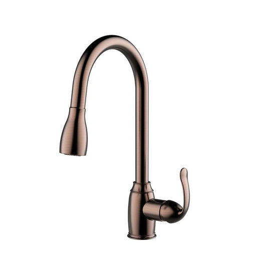 Bistro Kitchen Faucet Pull-Out Sprayer Lever Handles Oil Rubbed Bronze