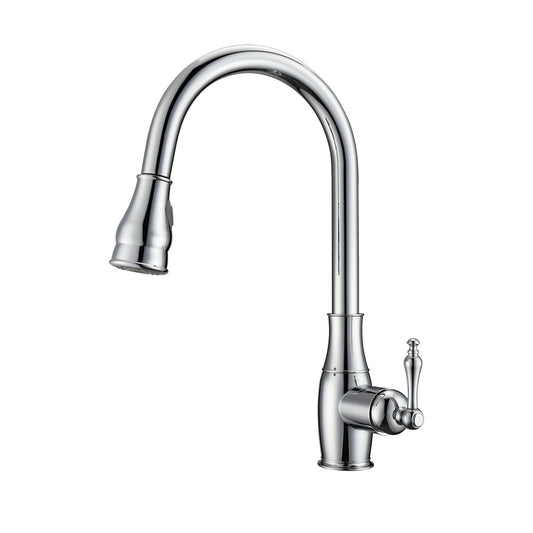 Caryl 1 Kitchen Faucet, Pull-Out Sprayer, Single Lever Handle, Chrome