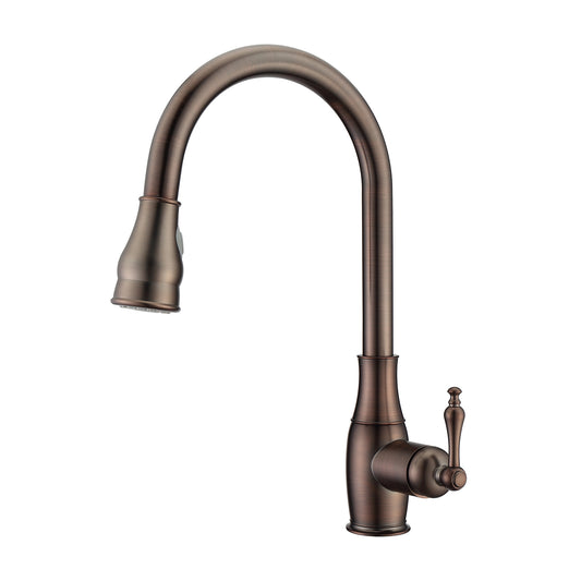 Caryl 1 Kitchen Faucet, Pull-Out Sprayer, Single Lever Handle, Oil Rubbed Bronze