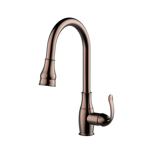 Caryl Kitchen Faucet Pull-Out Sprayer Lever Handles Oil Rubbed Bronze