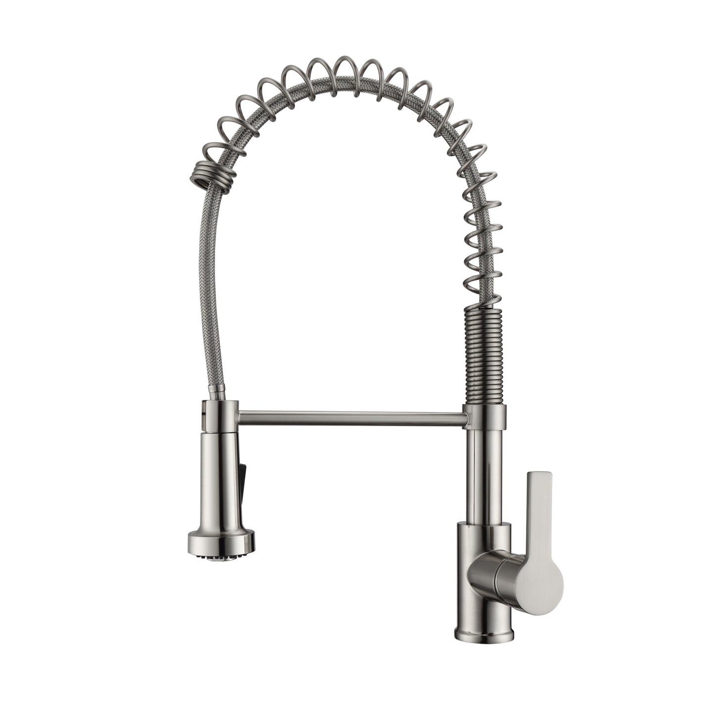 Niall 2 Kitchen Faucet, Spring, Pull-out Sprayer, Lever Handle, Brushed Nickel