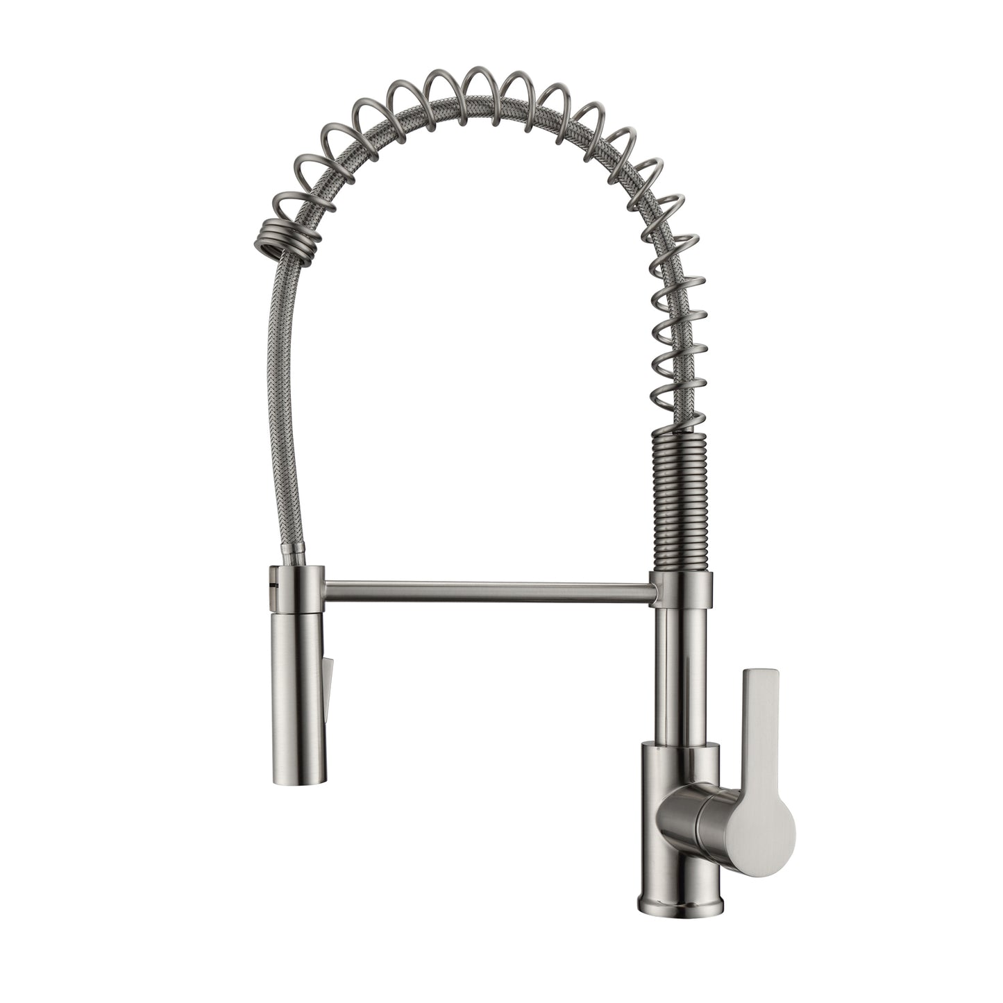 Nikita 2 Kitchen Faucet, Spring, Pull-out Sprayer, Lever Handle, Brushed Nickel