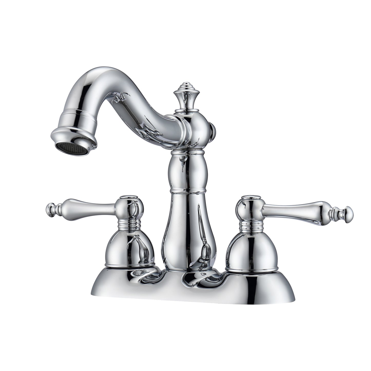 Gabriel Centerset Chrome Bathroom Faucet - Lever Handles