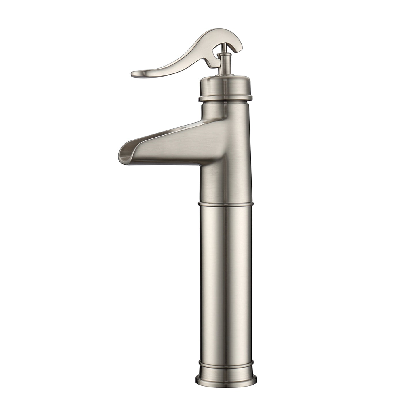 Thalia Single Handle Vessel Faucet Waterfall - Brushed Nickel