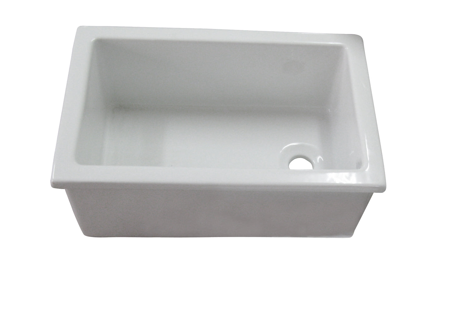 Barclay Utility Sink 23" x 15" Fire Clay White