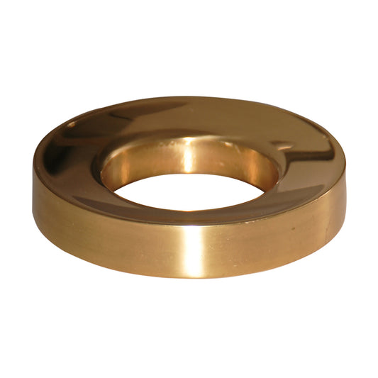 Mounting Ring for Umbrella Drain Polished Brass