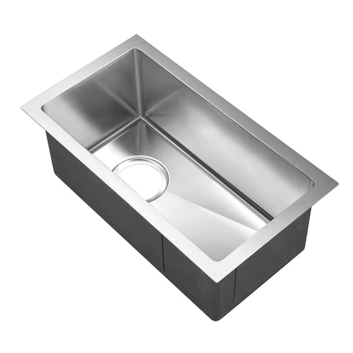 Paule 15" x 20" Stainless Steel Narrow Undermount Prep Sink