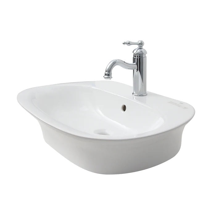 Sensation 23 5/8" x 18" Wall Hung Sink in White for 6" Centerset