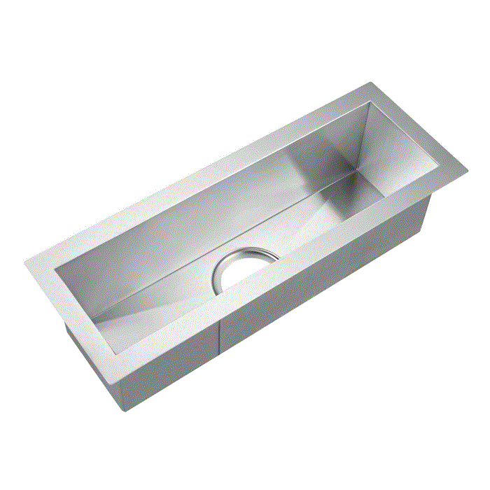 Whitesboro 32" Zero Radius Stainless Steel Trough Sink