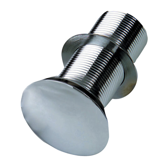Umbrella Drain with Push Button Pop-Up Polished Chrome